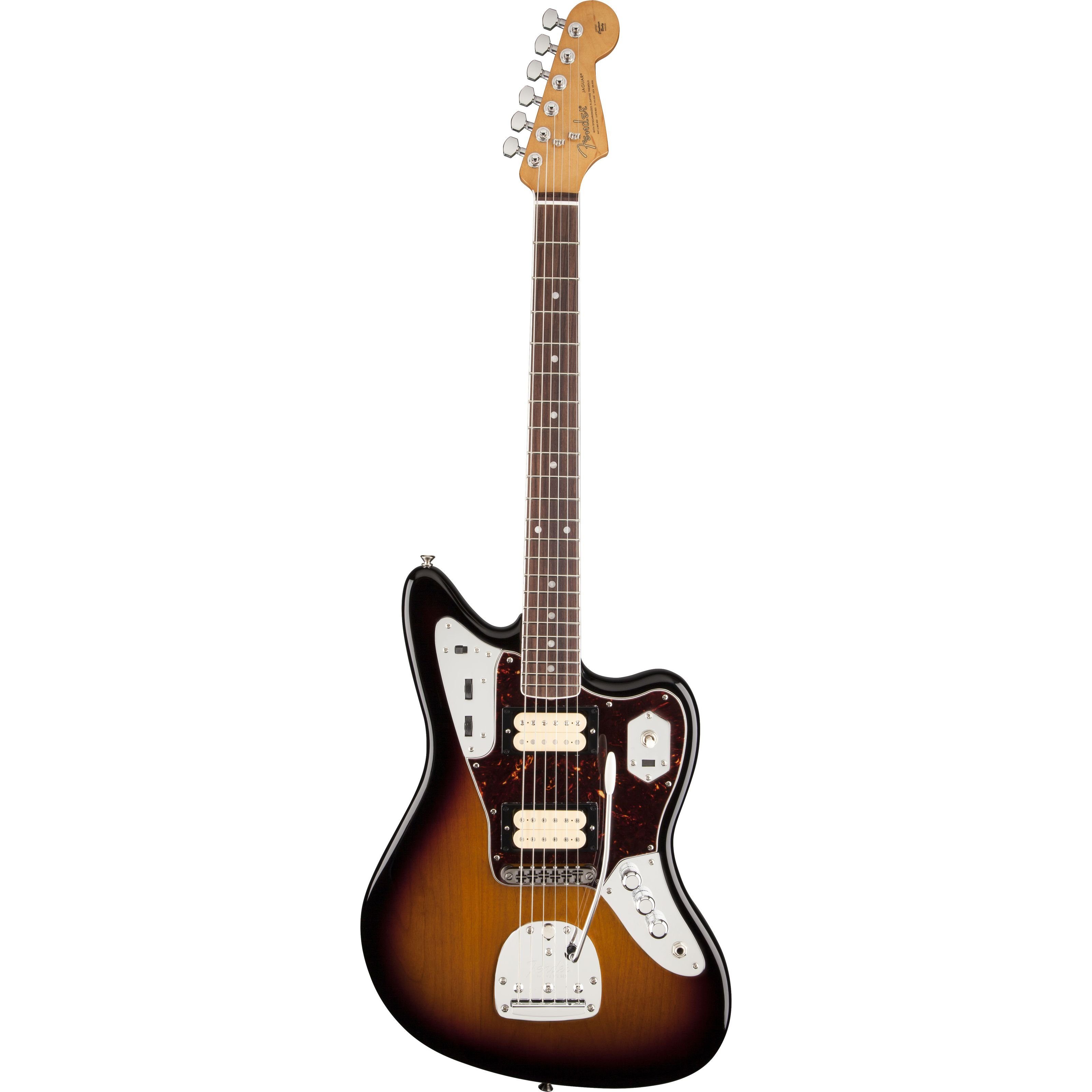Fender E-Gitarre, Kurt Cobain Jaguar NOS 3-Color Sunburst, E-Gitarren, Signature-Modelle, Kurt Cobain Jaguar NOS 3-Color Sunburst - Signature E-Gitarre