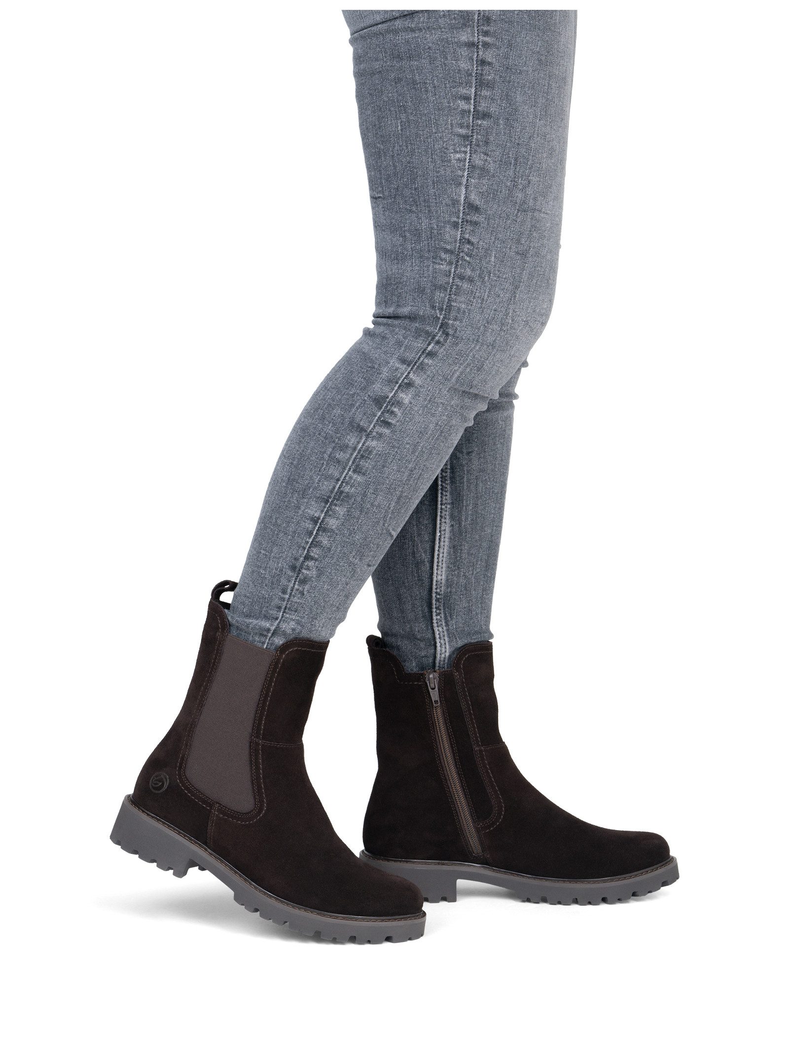 Remonte Remonte Stiefelette Veloursleder Stiefelette