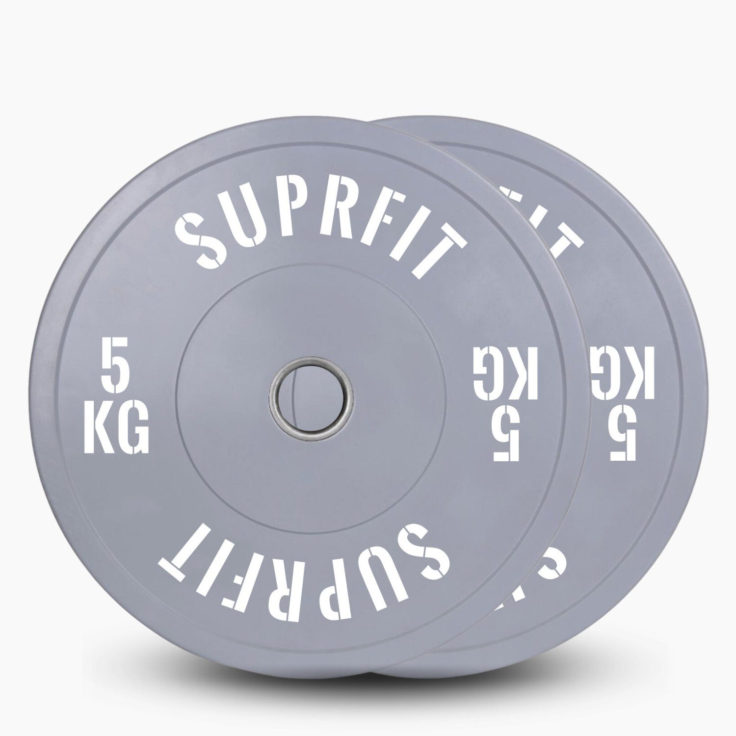 Hantelscheiben Colored Bumper Plate White Logo (Paar)