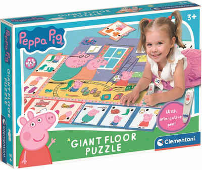 Clementoni® Пазли Quiz-Bodenpuzzle Peppa Pig, 24 Пазлиteile, Made in Europe; FSC® - schützt Wald - weltweit