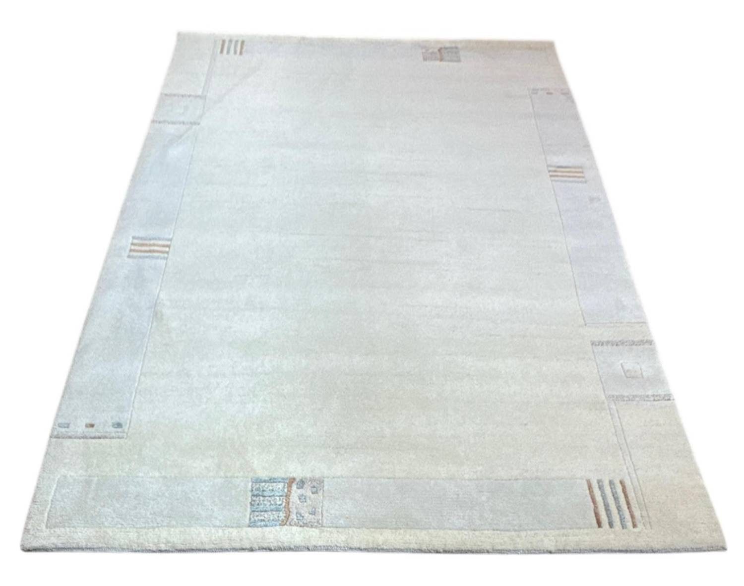 Rug Studios Teppich VENUS NEPAL - HANDGEKNÜPFT MODERN, Rechteckig, Höhe: 20 mm, Handgeknüpft, 170 x 240 cm, Natur