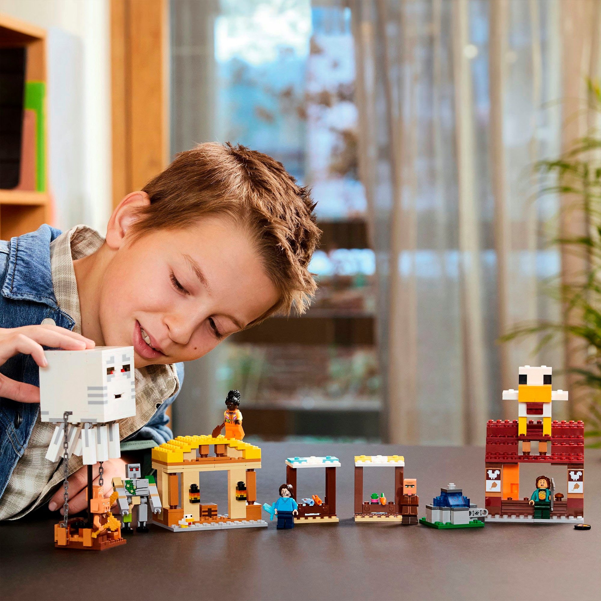 LEGO® Angriff des Ghast-Ballons (21273), LEGO® Minecraft Konstruktionsspiel günstig online kaufen