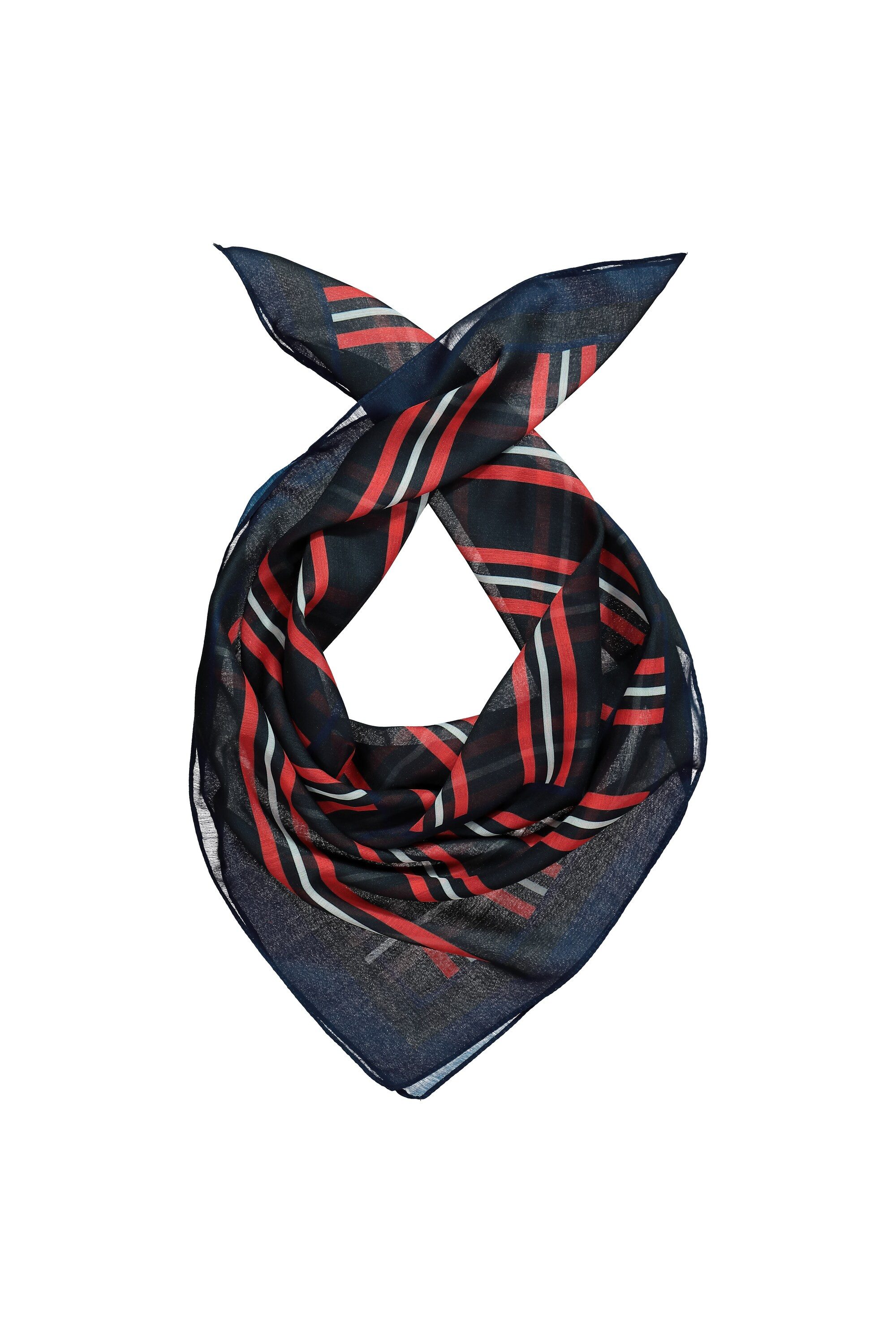 Ulla Popken Halstuch Tuch Bandana-Format Streifen