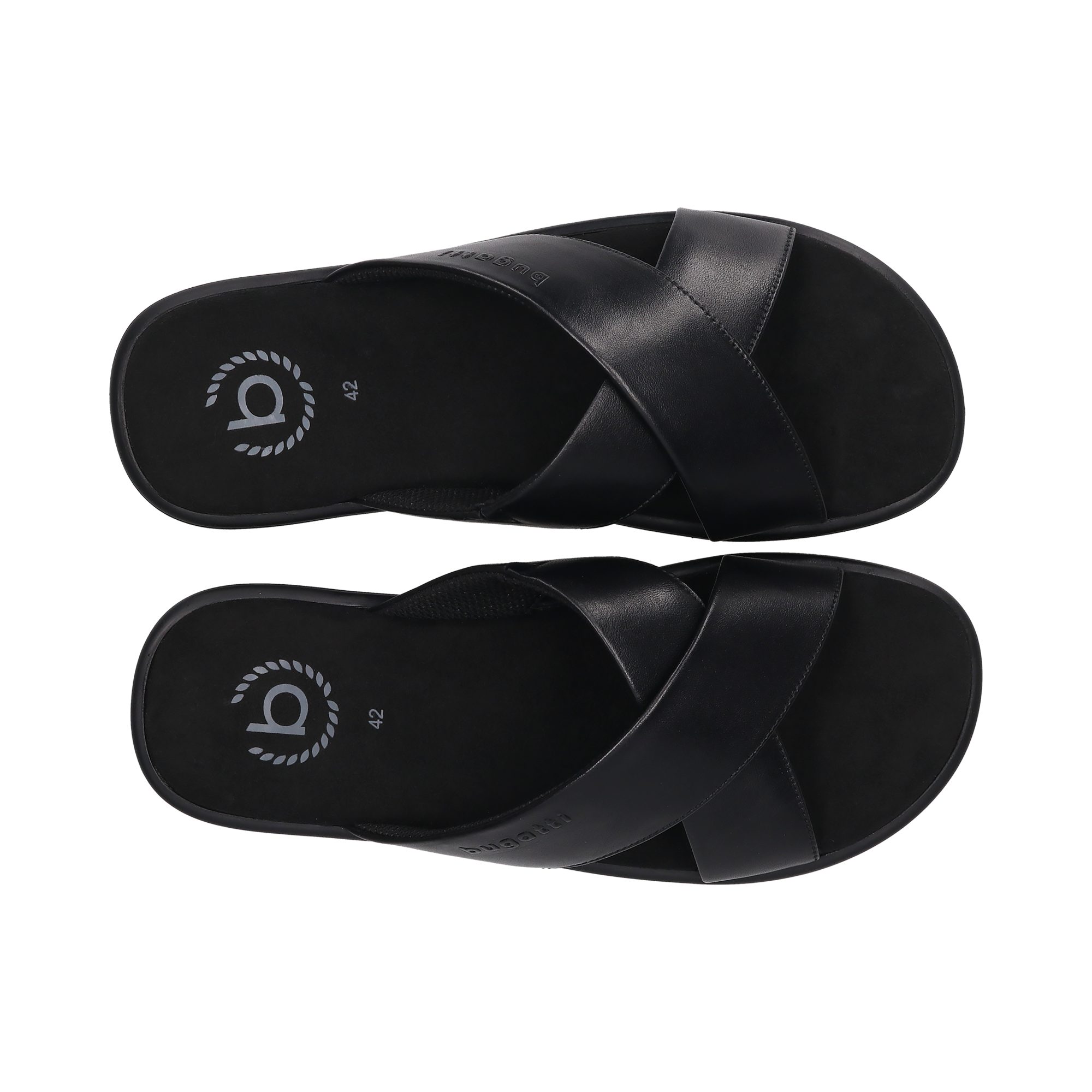 bugatti Pantolette Sommerschuh, Hausschuh, Strandschuh zum Schlupfen