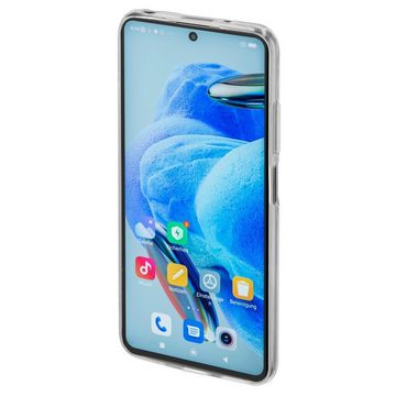 Hama Smartphone-Hülle Cover für Xiaomi Redmi Note 12 Pro 5G, transparent, leicht, flexibel