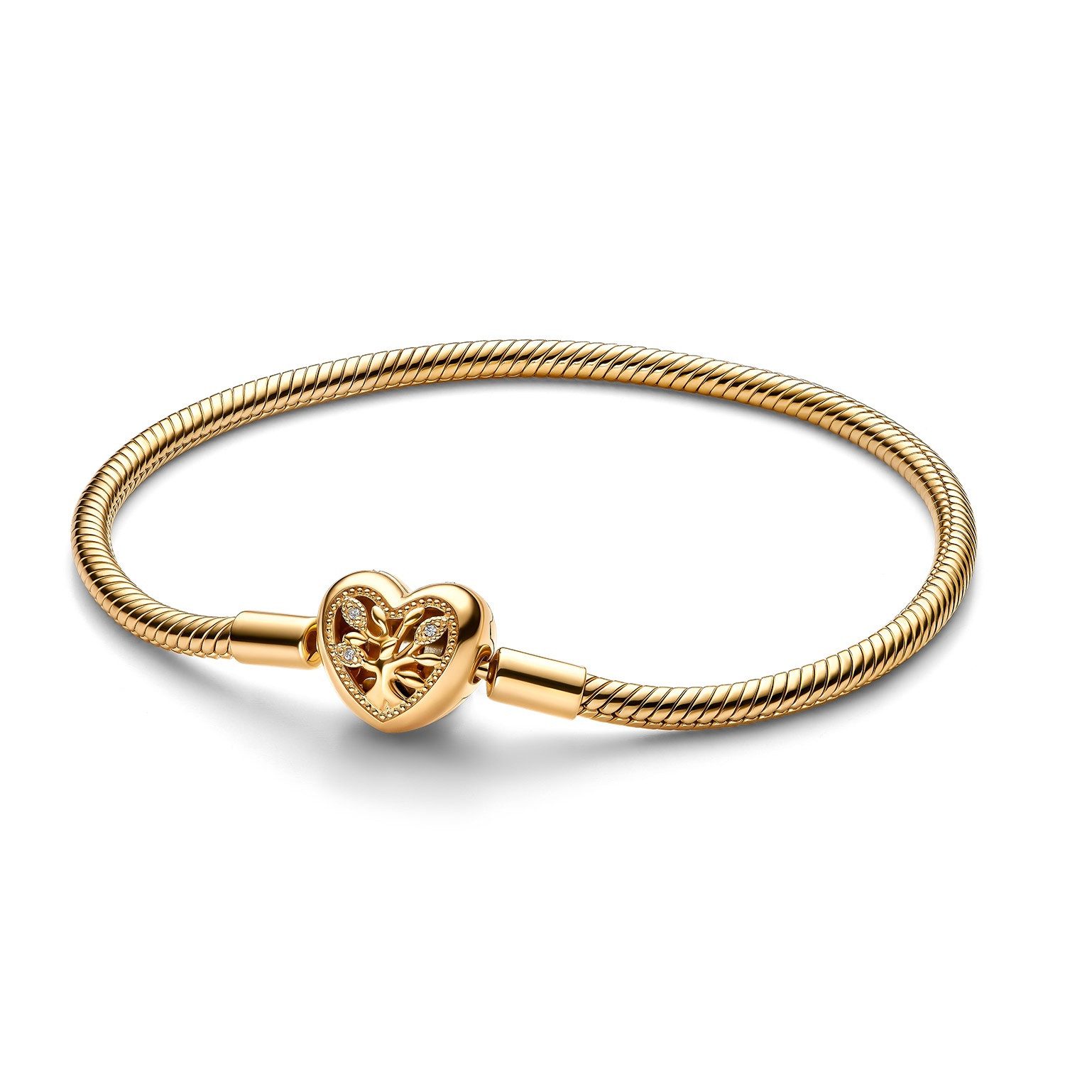 Pandora Charm-Armband Damen Charms-Familienbaum Goldfarben günstig online kaufen