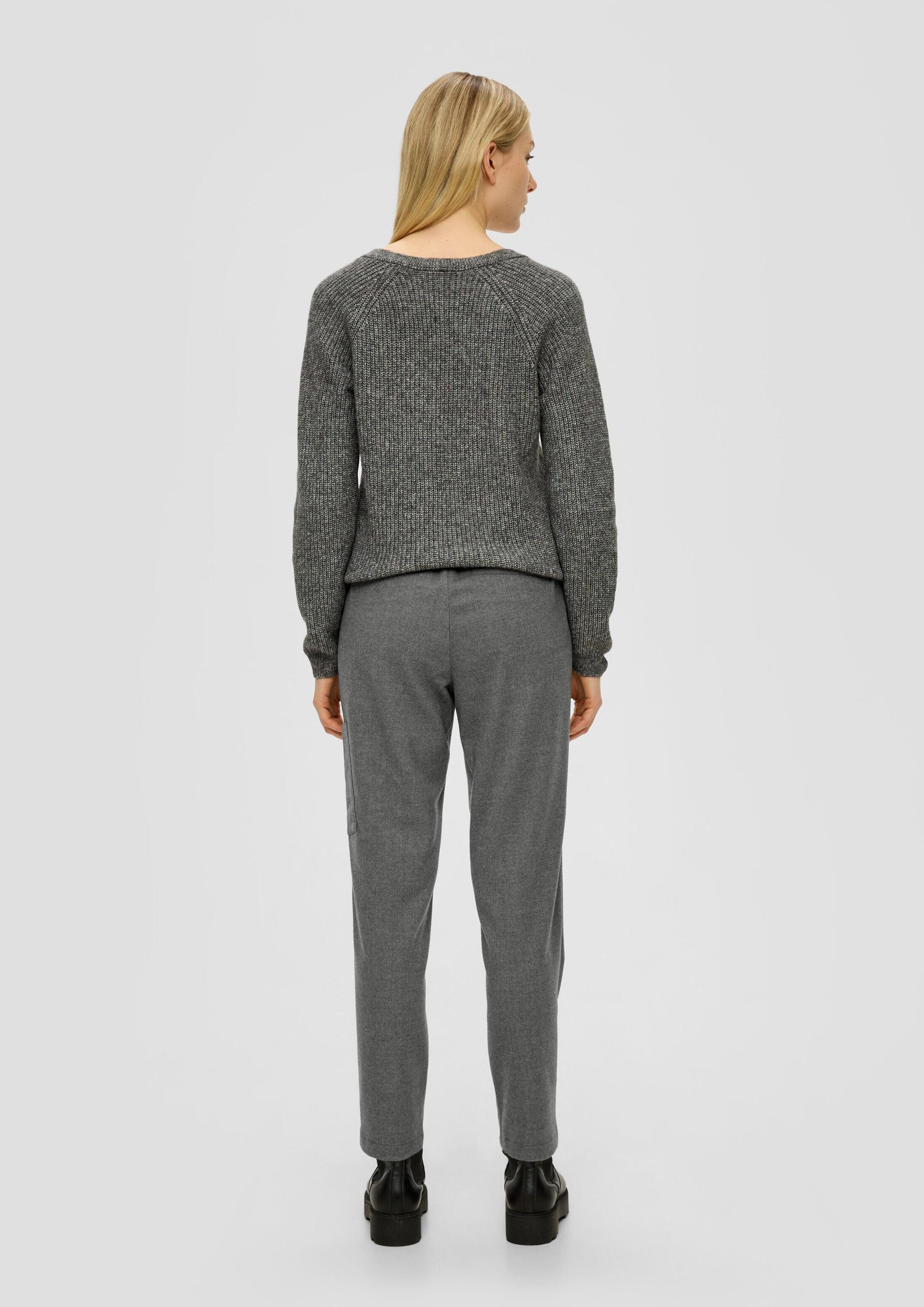 s.Oliver Chinos Hose Relaxed: Twill-Hose mit Tapered Leg