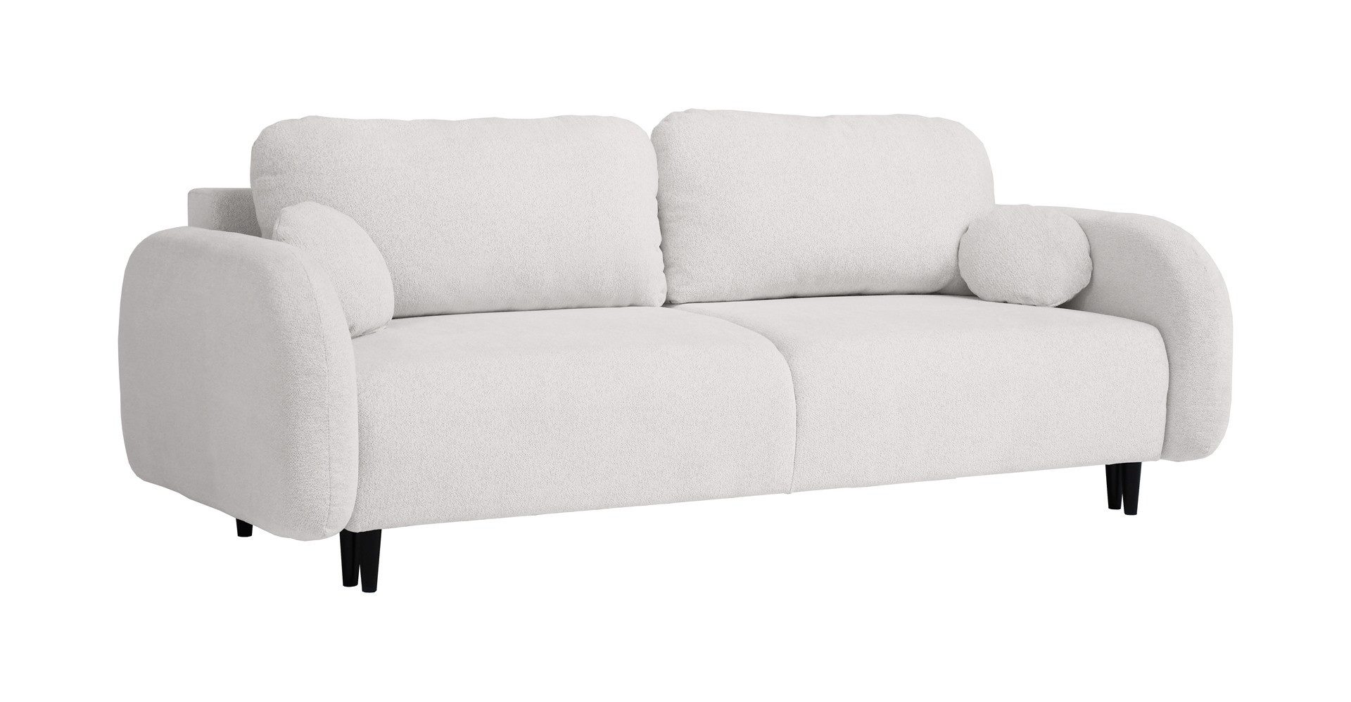 MOEBLO 3-Sitzer Sofa CARINA, Couch Polstermöbel Sitzmöbel Wohnzimmermöbel 3-Sitzer-Sofa Stoffsofa - mit Schlaffunktion Modernes Design und hoher Komfort, (BxHxT):227x110x76 cm