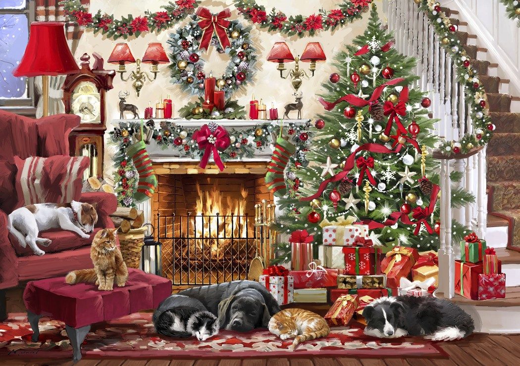 Bluebird Puzzle Puzzle Cosy Fireplace, Puzzleteile