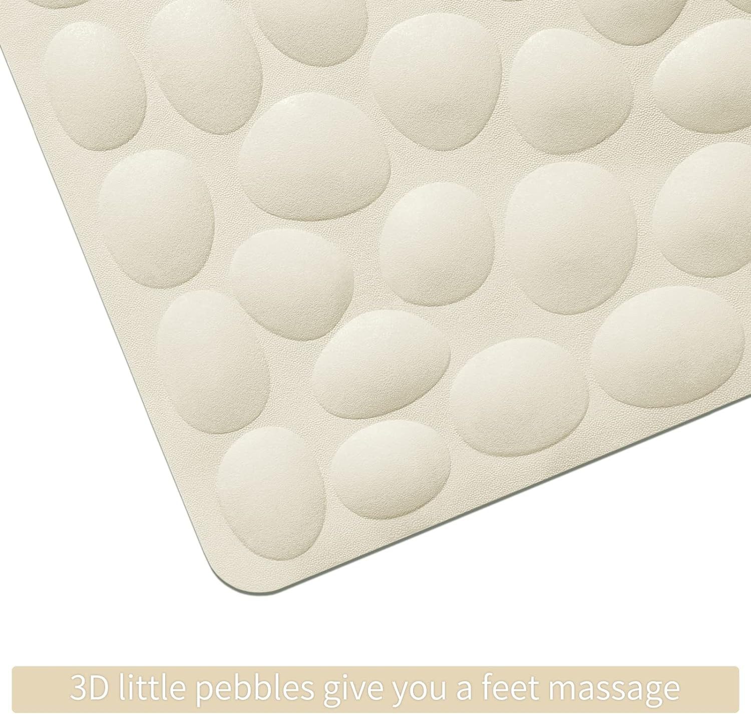 Refined Living Duschmatte Badewannenmatte rutschfest, Antirutschmatte für Badewanne, Badematte, 100% BPA-frei, schimmelresistent & maschinenwaschbar, [80x40]cm, – Bild 3 von 5