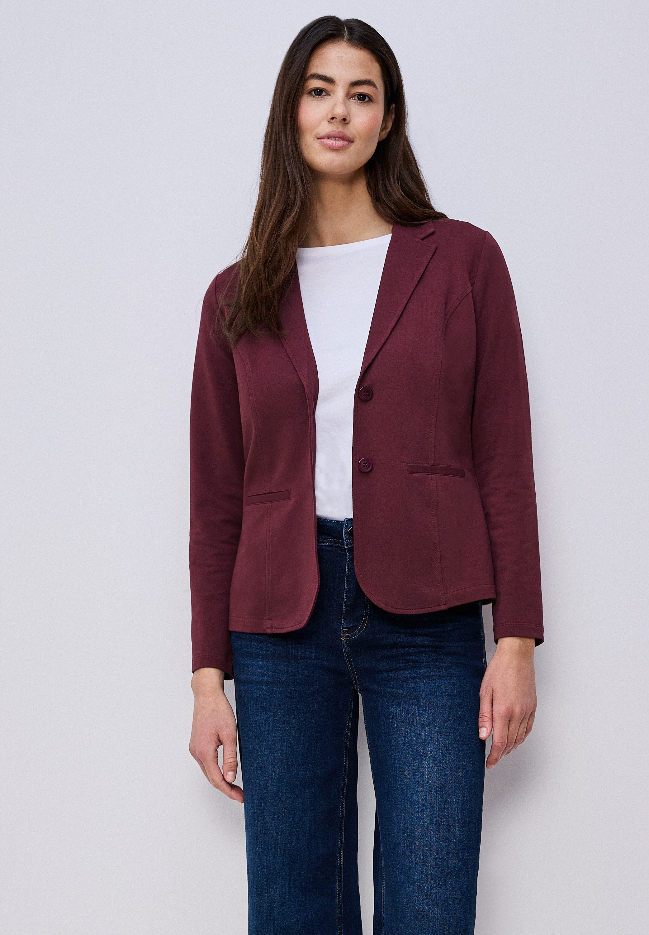 STREET ONE Sweatblazer im soften Baumwoll-Mix