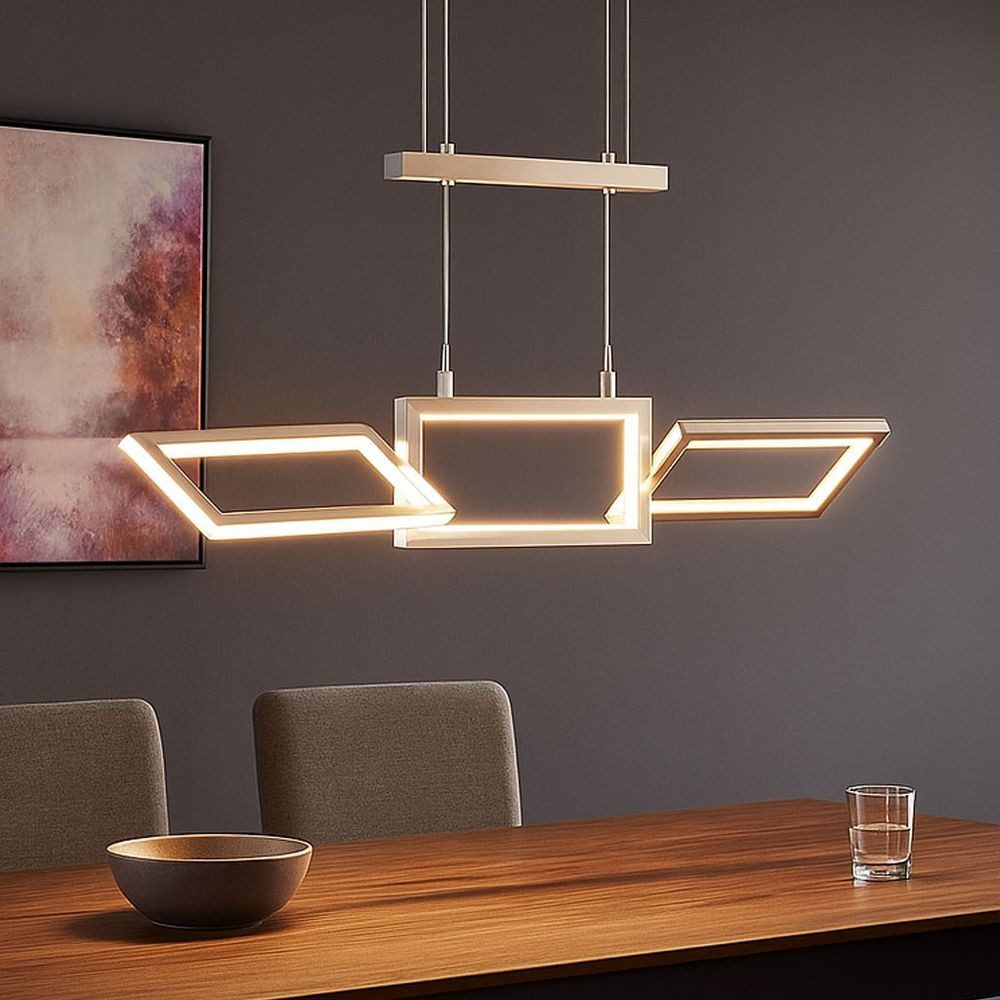 WOFI LED-Hängeleuchte, LED-Leuchtmittel fest verbaut, Warmweiß, Zugpendelle günstig online kaufen