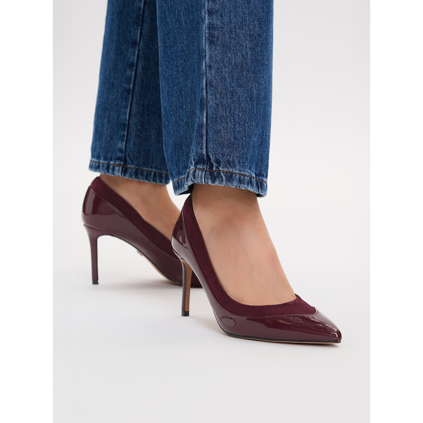 Nine West Nine West Damen Absätze 5907964439134 Rotwein High-Heel-Stiefel