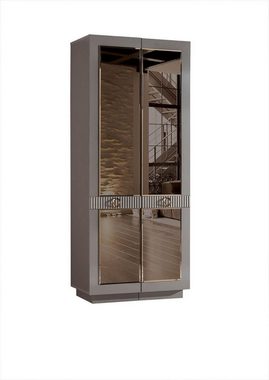 JVmoebel Kleiderschrank Kleiderschrank Stilvoll Luxus Schrank Modern Beige Schlafzimmer Möbel (1-St., 1x Kleiderschrank) Made in Europa
