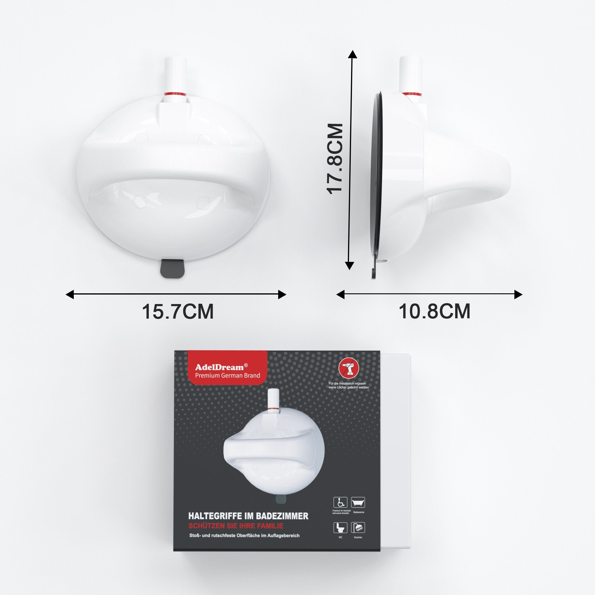 AdelDream Brüstungsgeländer Sicherheit Hilfshandlauf Badezimmer Rutschfest günstig online kaufen