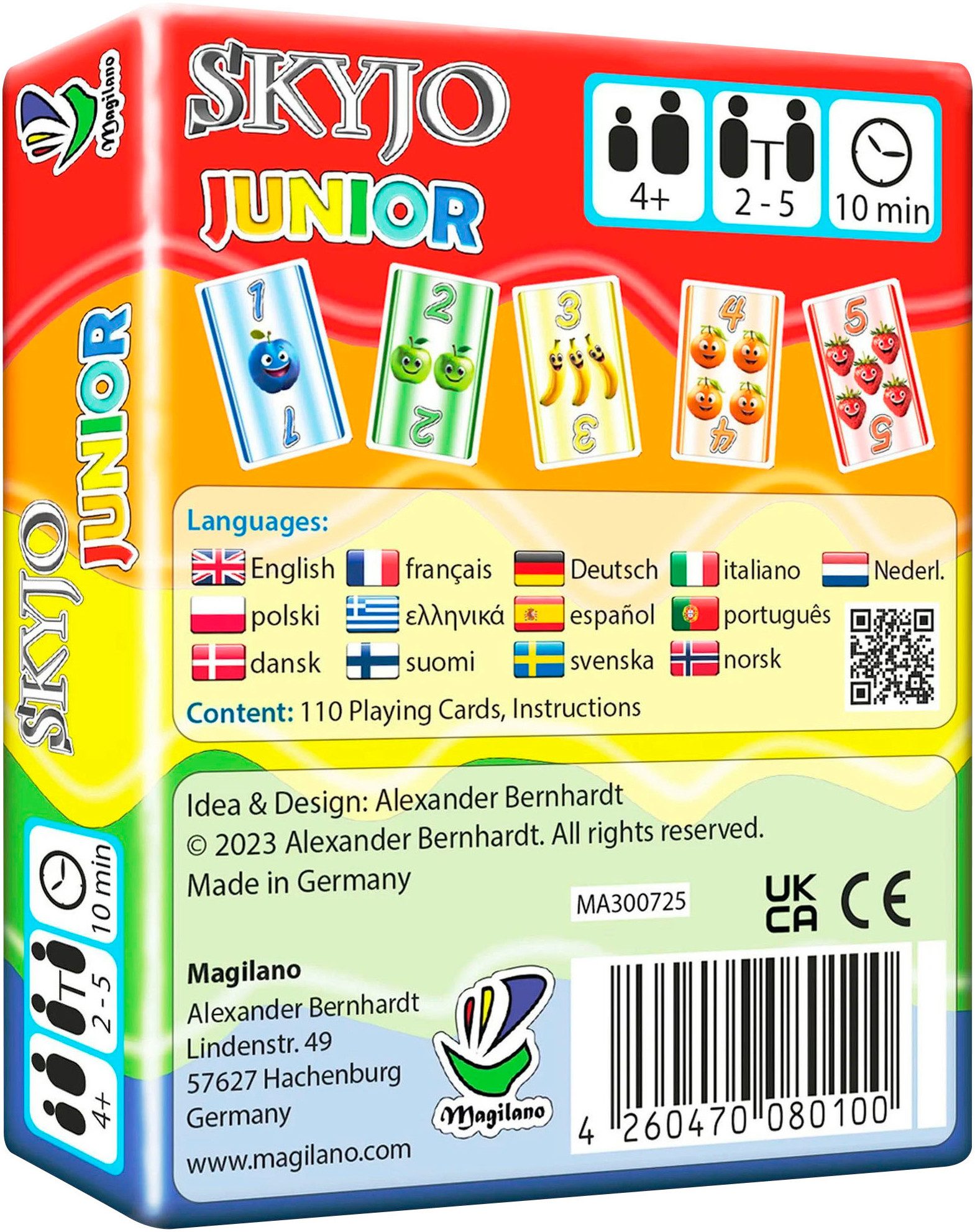 Magilano Spiel SKYJO JUNIOR, Kinderspiel, Made in Germany