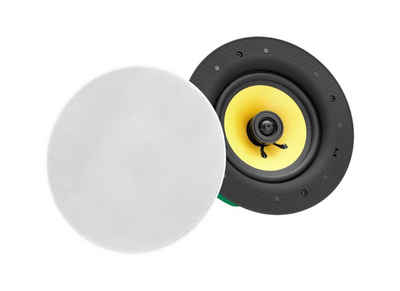 Pronomic High-End Gewebe Deckenlautsprecher - Einbaubox-Lautsprecher 6" Woofer Einbaulautsprecher (Bluetooth, 60 W, Integrierter Equalizer)