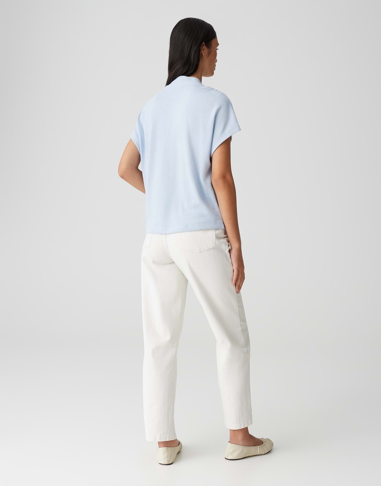 OPUS Shirttop SOFRANKA Regular mit drapierter Schulter
