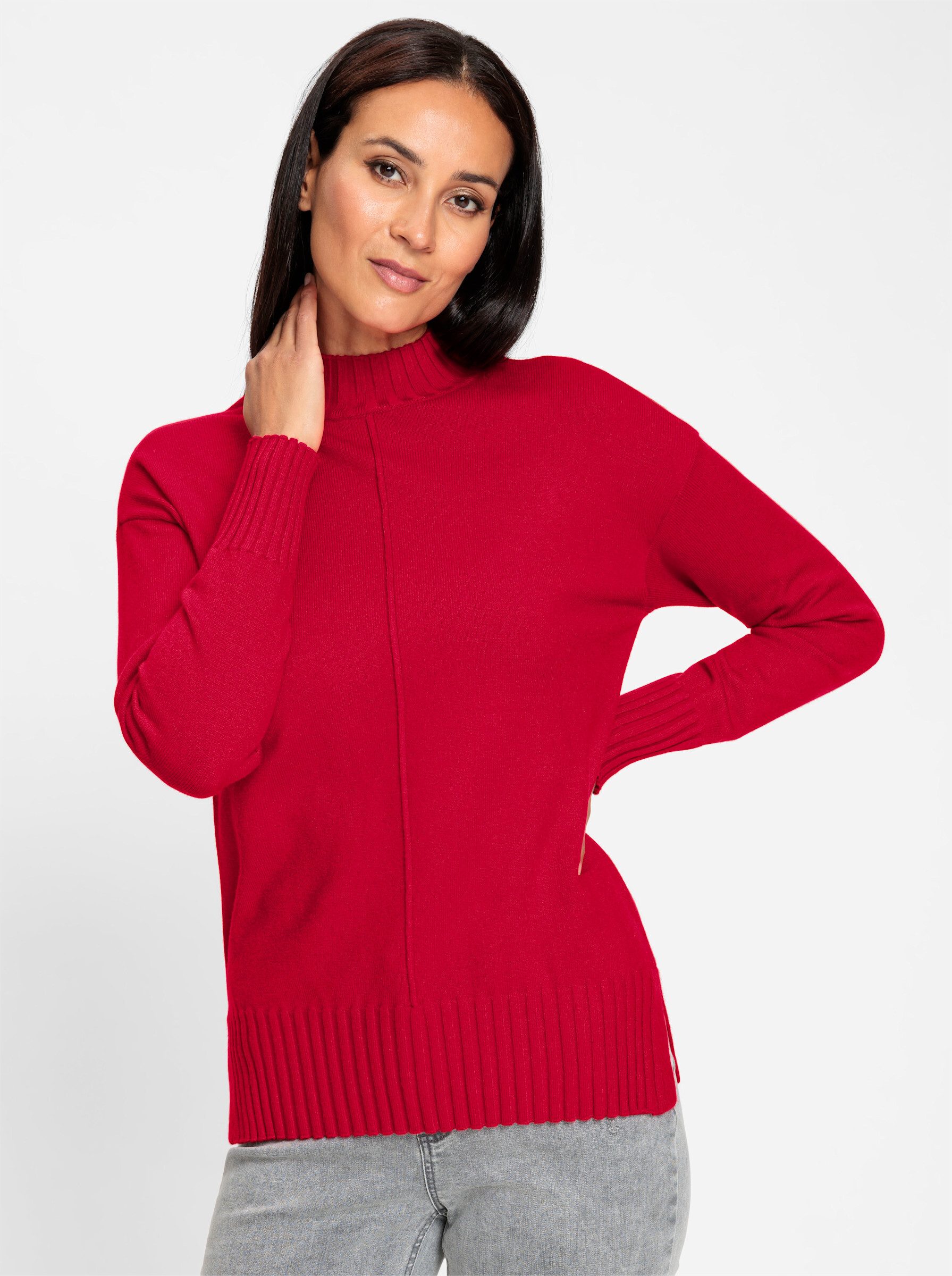 heine Strickpullover Pullover Langarm Feinstrick