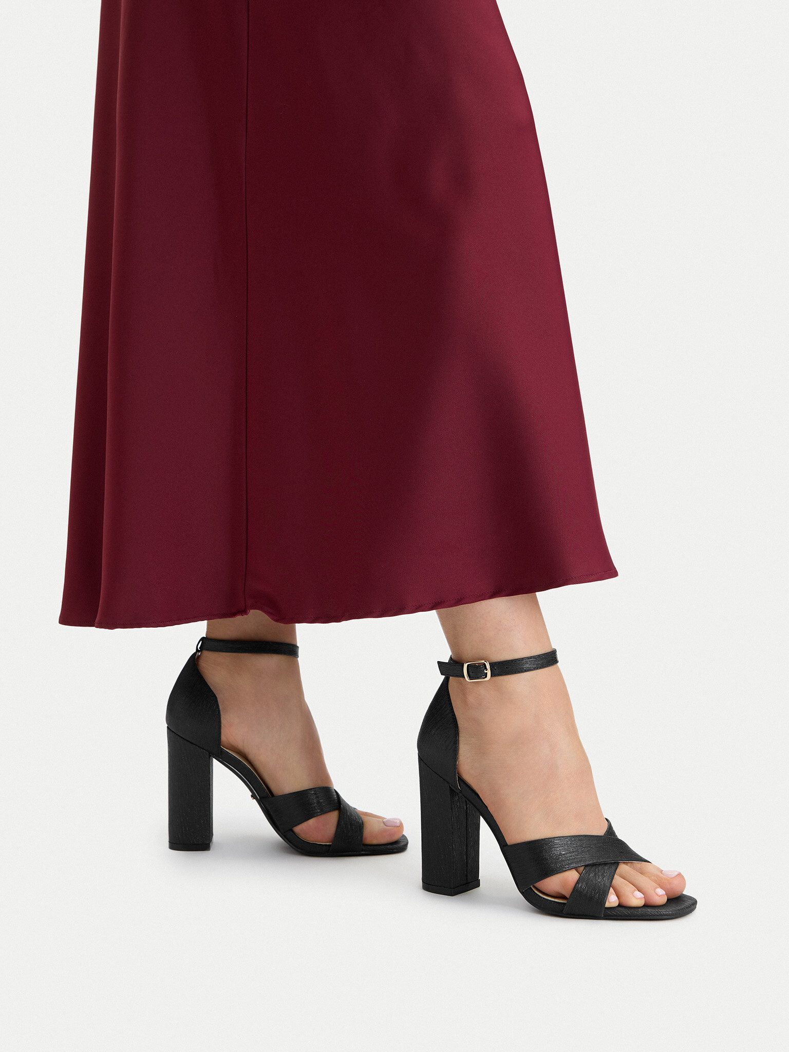 DeeZee Deezee Damensandalen Schwarz DeeZee-CEO-998877 Schwarz Sandale – Bild 2 von 5