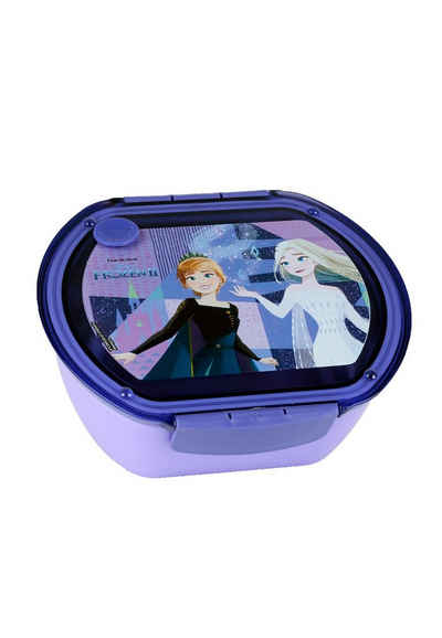 Disney Frozen Lunchbox »Eiskönigin Anna & Elsa Kinder Mädchen Edelstahl Brotdose Lunchbox Dose«, rostfrei 680ml