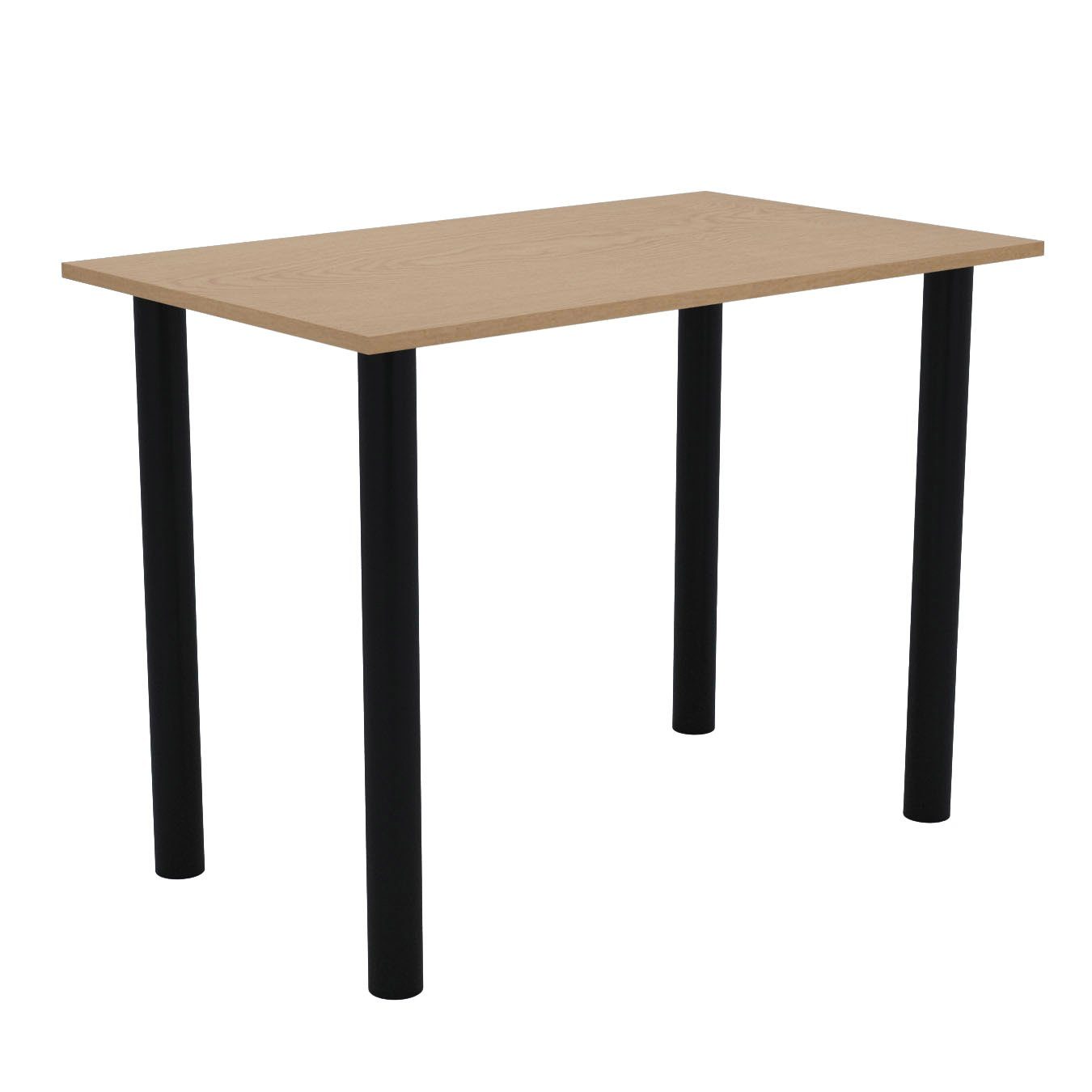 AKKE Esstisch, Esszimmertisch mit schwarzen Beinen Küchentisch Bürotisch 2m günstig online kaufen