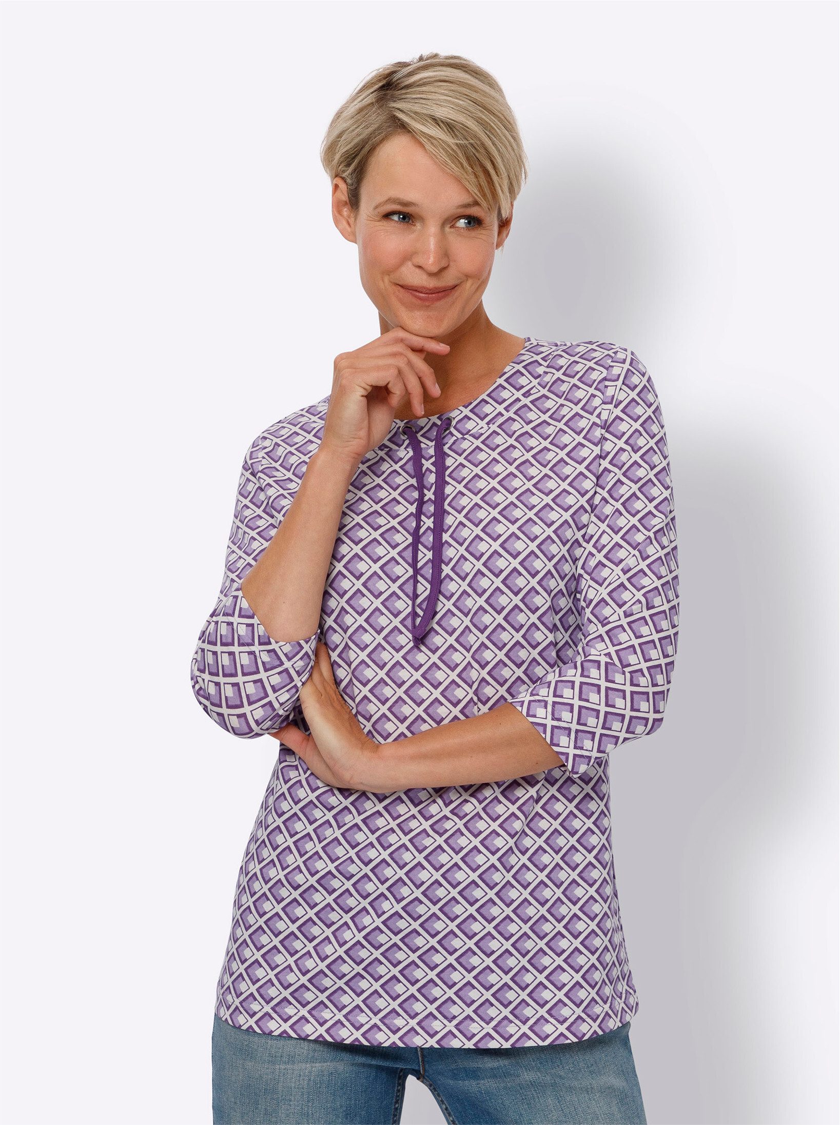 Sieh an! T-Shirt 3/4-Arm-Shirt . günstig online kaufen