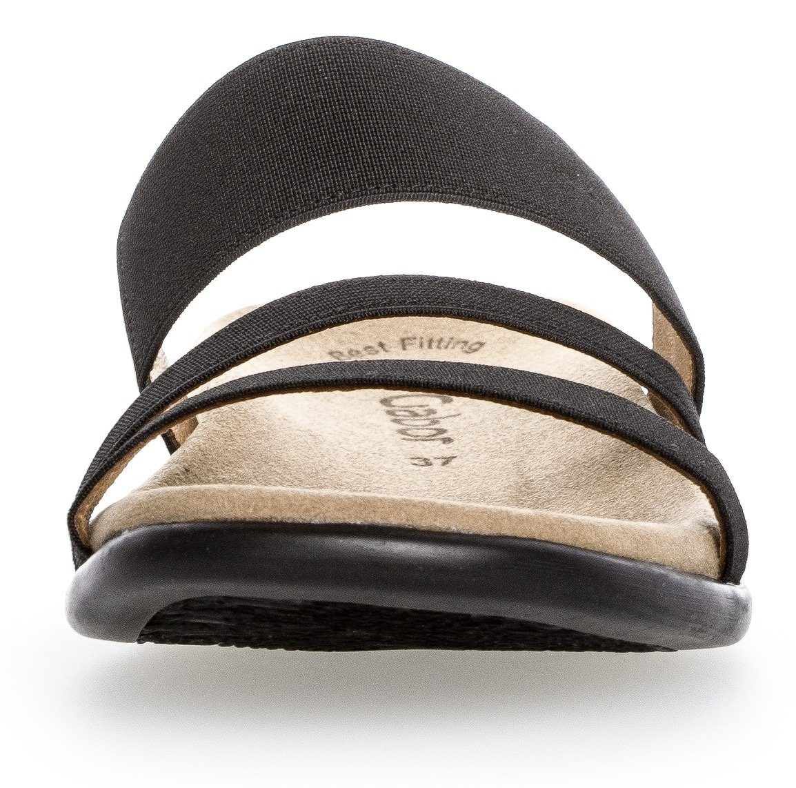 Gabor Pantolette, Keilabsatz, Sommerschuh, Schlappen mit atmungsaktivem Lederfutter