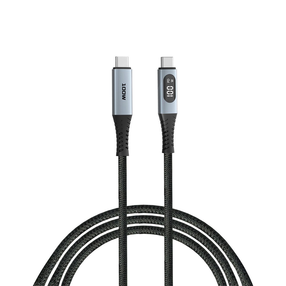 Verbatim LED USB-C 1.2m PD-Kabel USB-Kabel, USB-C Stecker beidseitig, USB-C Stecker, USB-C Kabel mit LED-Ladeanzeige & Power Delivery