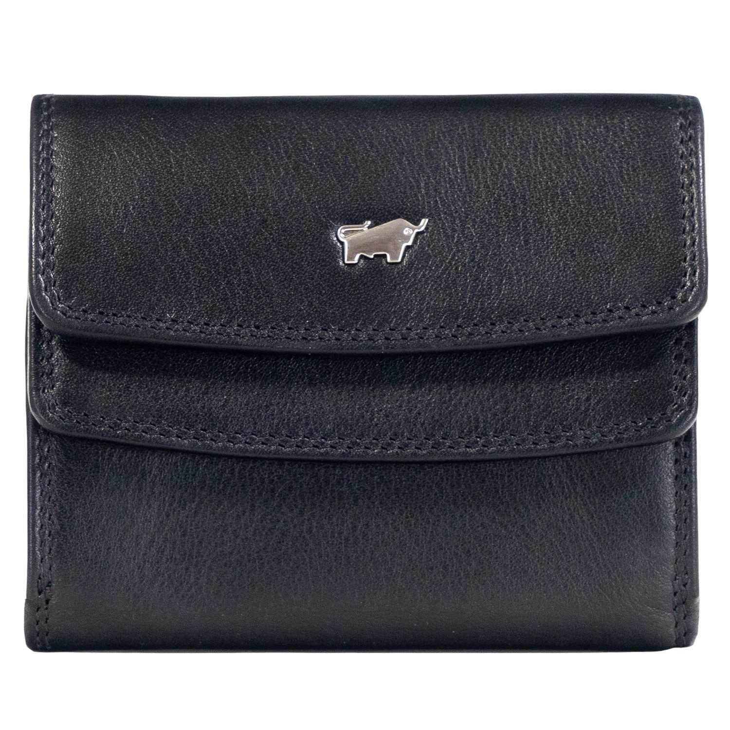 Braun Büffel Mini Geldbörse GOLF RFID Überschlags-Geldbörse S 4CS schwarz günstig online kaufen