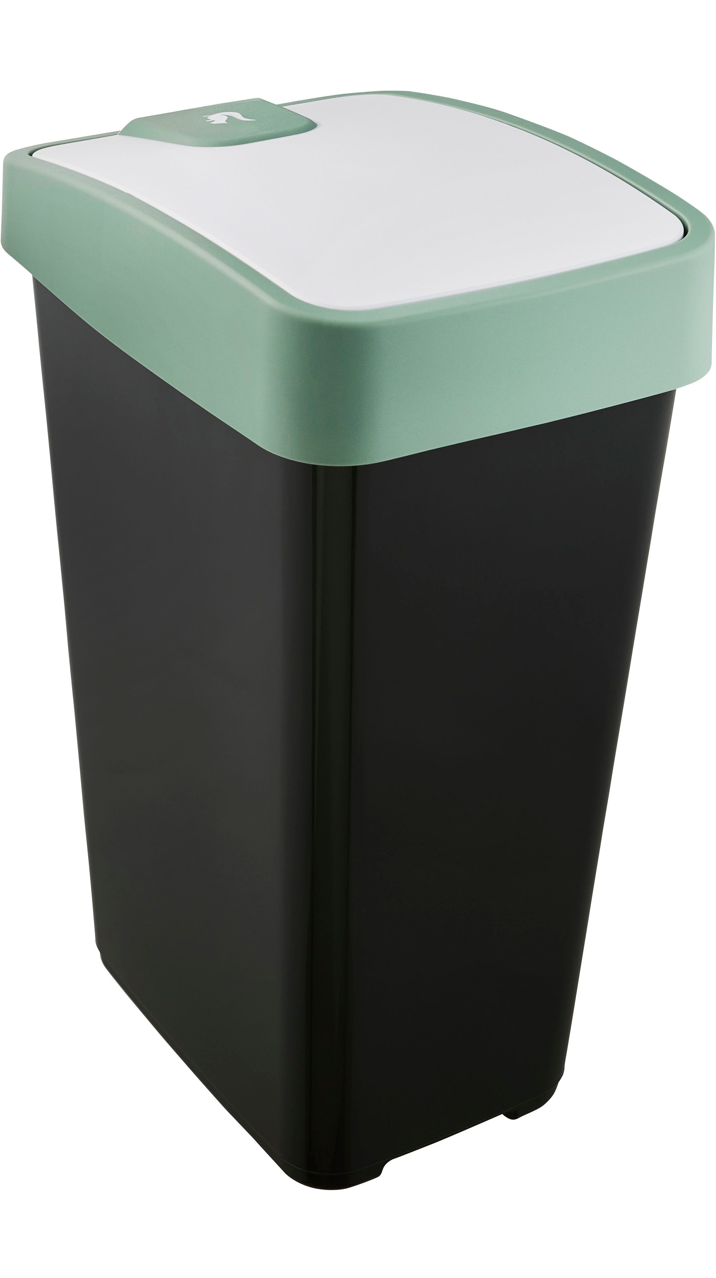 keeeper Mülleimer magne, Abfallbehälter mit Flip-Deckel, 40 x 30 x 61,5 cm, 45 l, komfortabler Soft-Touch-Point, Made in Europe