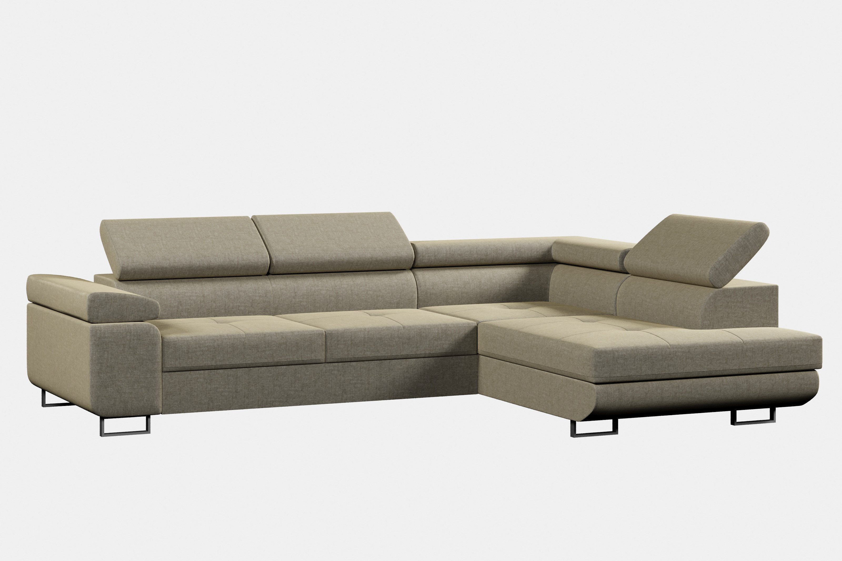 MOEBLO Ecksofa BUZZ L, mit Schlaffunktion, günstig online kaufen