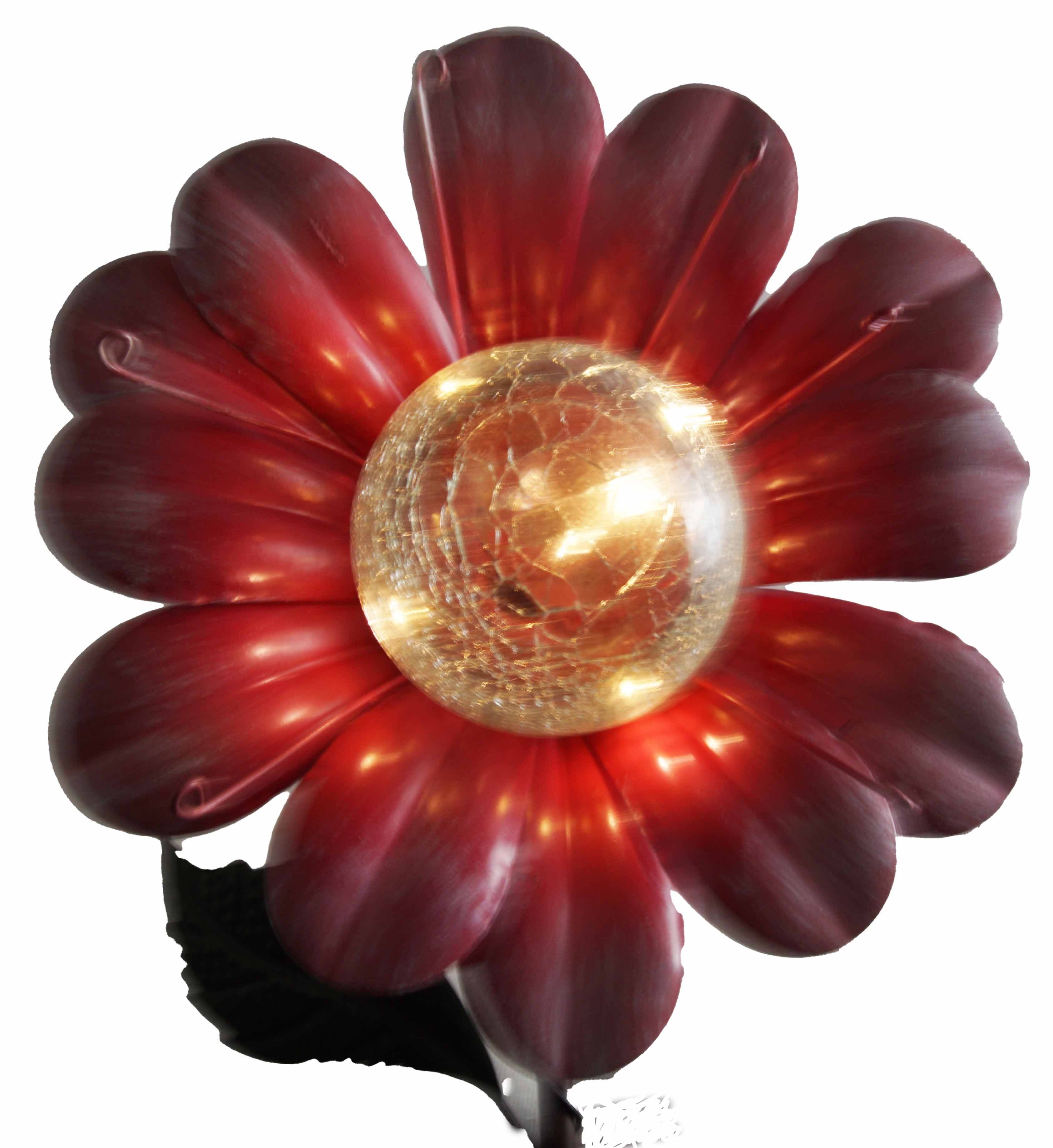 Posiwio Gartenstecker Gartenstecker LED Blume (1-St) Solarbetrieben, Gartenstecker, Blume, LED Beleuchtung