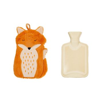 Sass & Belle Wärmflasche mit Fuchs Bezug, (Bettflasche, ca. 20 x 30 cm, 1-tlg., Finley), perfekt für abendliches Kuscheln