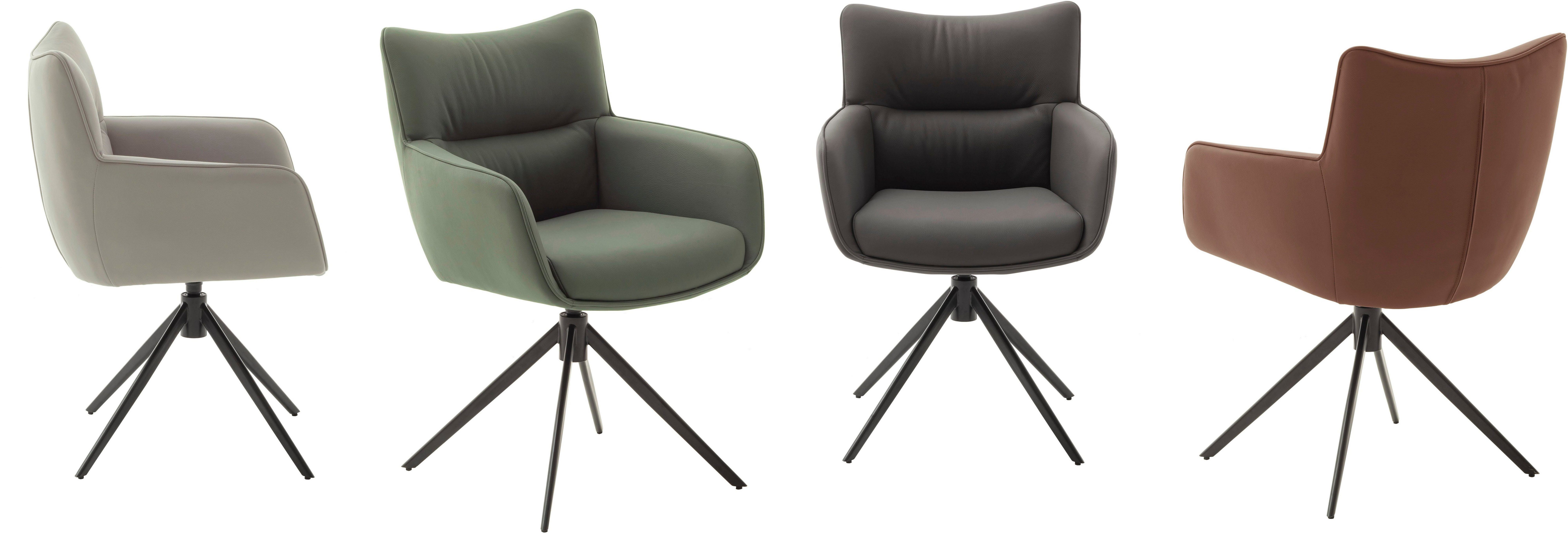 MCA furniture Esszimmerstuhl | schwarz rostbraun | rostbraun lackiert LIMONE matt