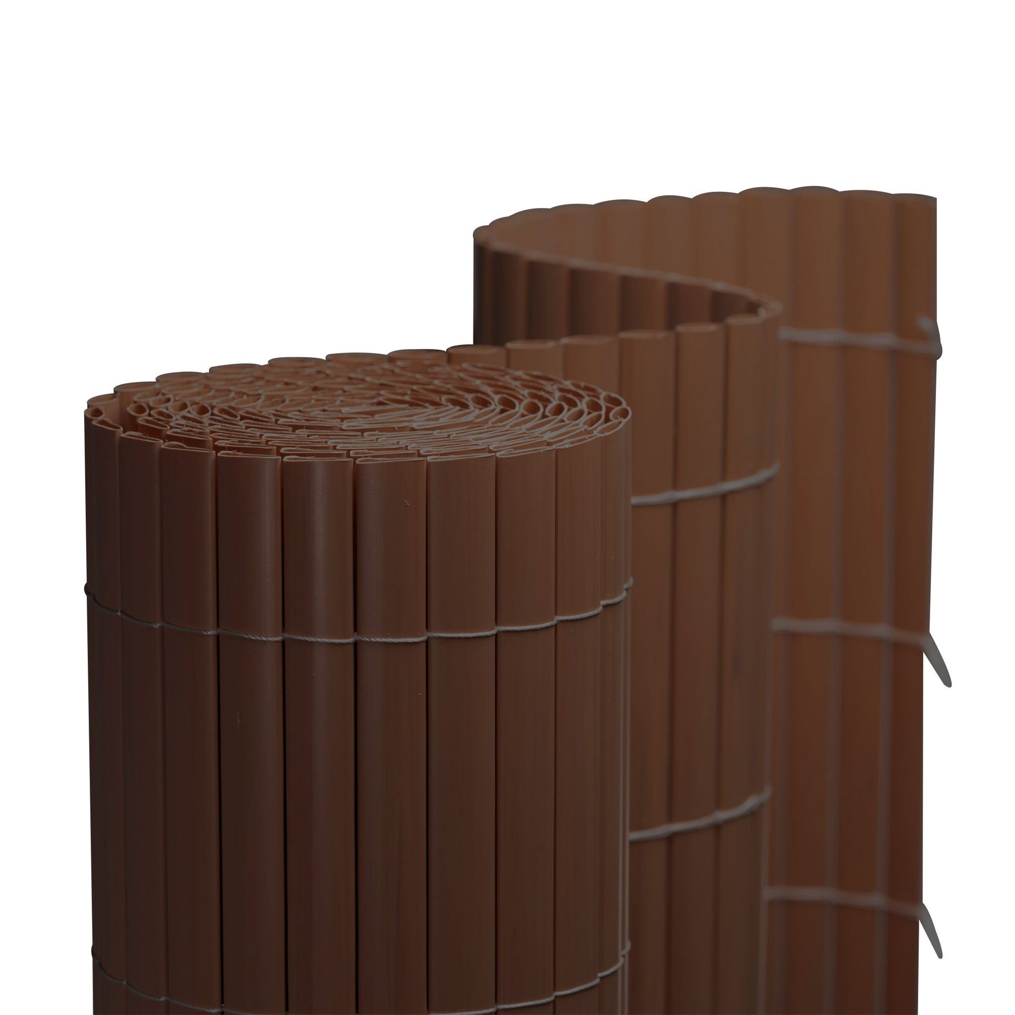 jarolift Sichtschutzzaunmatten PVC Sichtschutzmatte, 90 x 300 cm, braun, (1-St), langlebig, witterungsbeständig, pflegeleicht, für Garten, Balkon