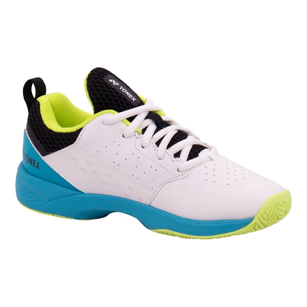 Yonex Lumio Allcourt 2024 weiss/türkis Kinder Tennisschuh