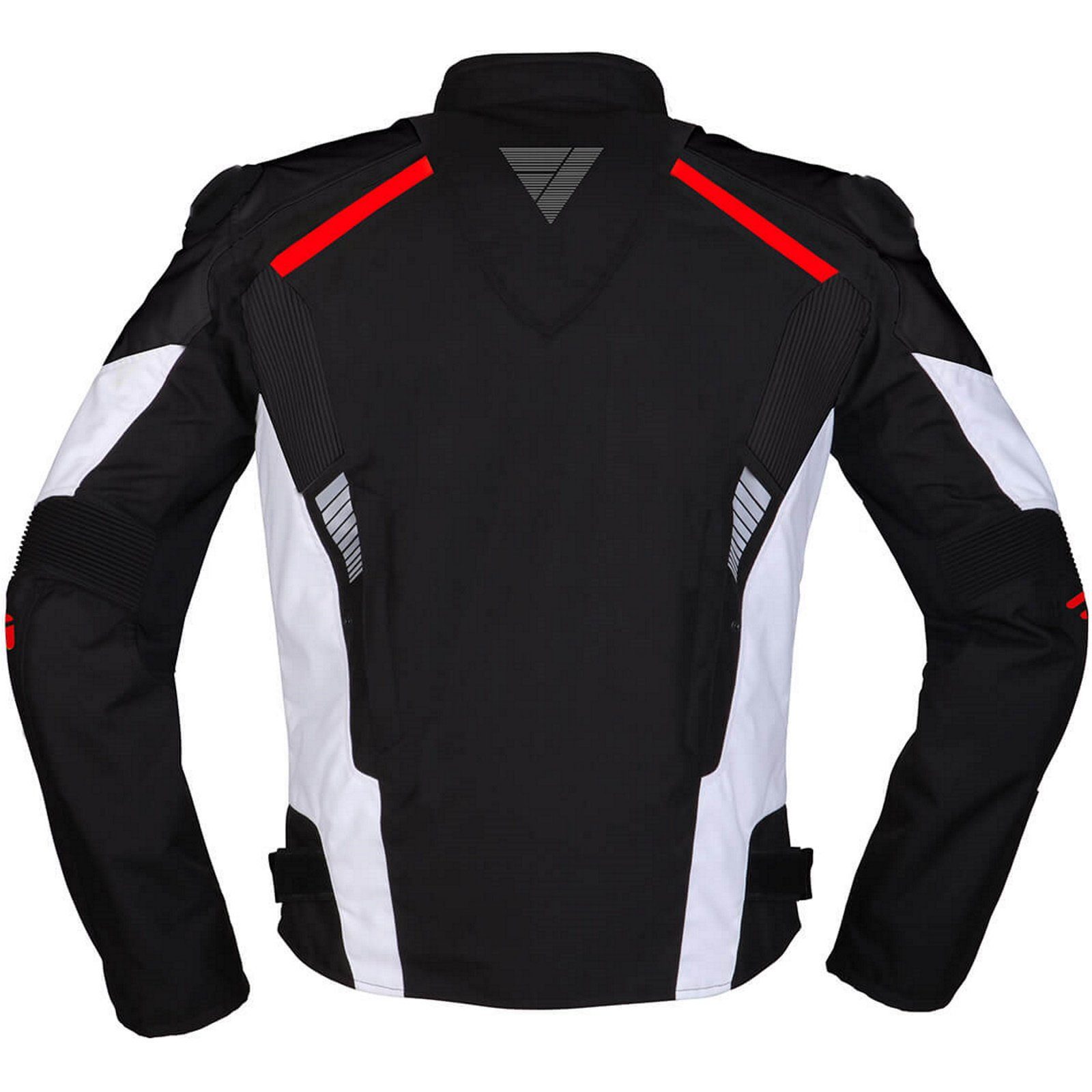 Motorradjacke weiß / Textiljacke Modeka / Modeka rot Black/Red/White schwarz Lineos