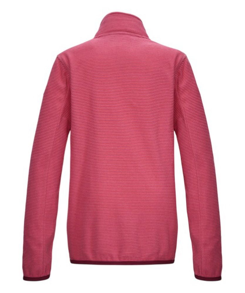 Killtec Fleecejacke KOS 161 (mit Stehkragen) dunkelpink Mädchen/Girls – Bild 2 von 2