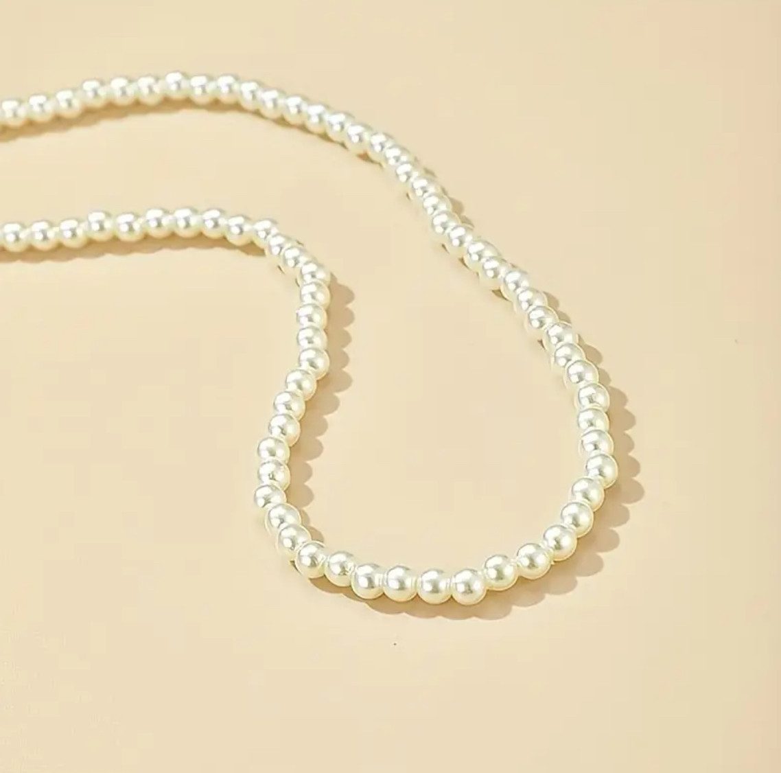 LIMONIA Perlenkette Damenkette Kette weiß Perlen günstig online kaufen