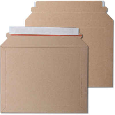 kraftmax Versandtasche 100 x Premium Verpackung - Frustfreie Papp-Versandtasche - DIN A5