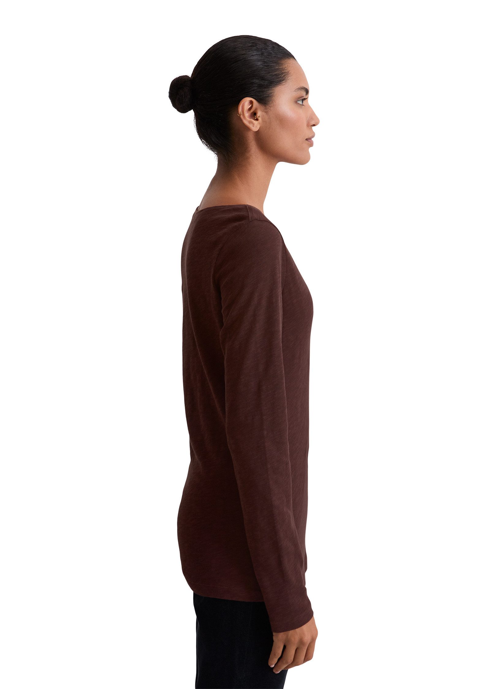 Marc O'Polo Langarmshirt aus Organic Cotton-Qualität günstig online kaufen