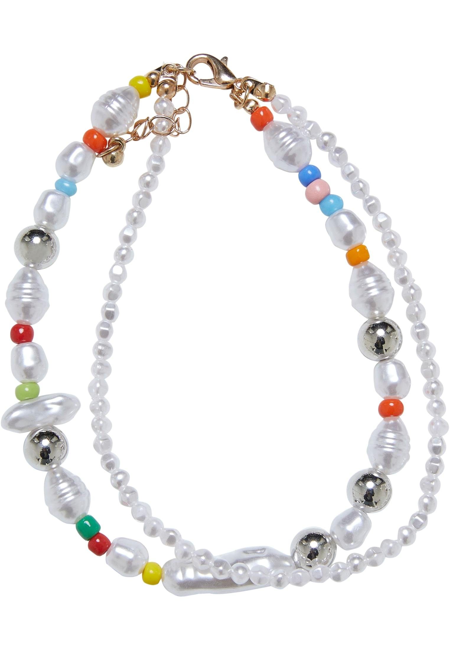 URBAN CLASSICS Schmuckset (1-tlg) and Necklace Various Layering Anklet Pearl Set Accessoires