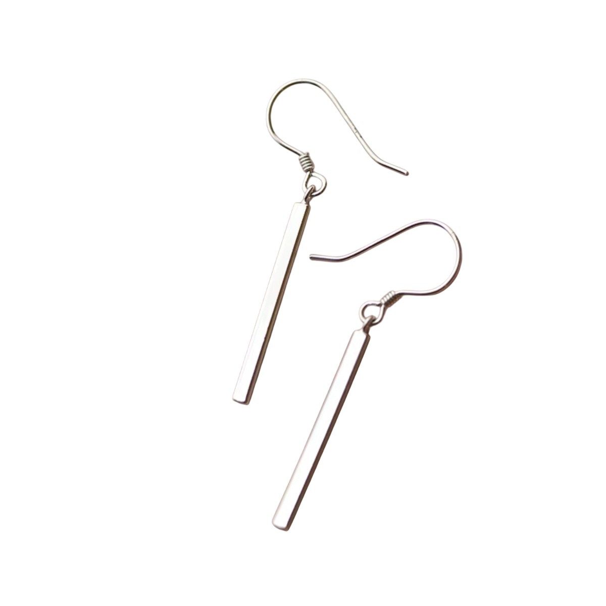 ELLAWIL Paar Ohrhaken lange Streifen Anhänger Schmuck Geschenk Silber Ohrsc günstig online kaufen