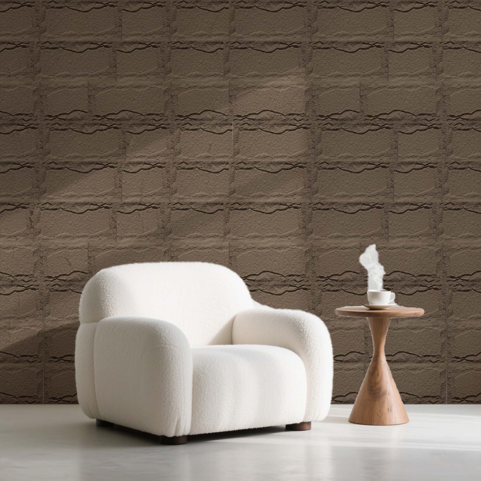 mepiq Dekorpaneele Selbstklebende Wandpaneele in Steinoptik Verdickung PU Wandverkleidung, (6-tlg., (120x60x5 cm) für Küche & Schlafzimmer – 1 Stück)