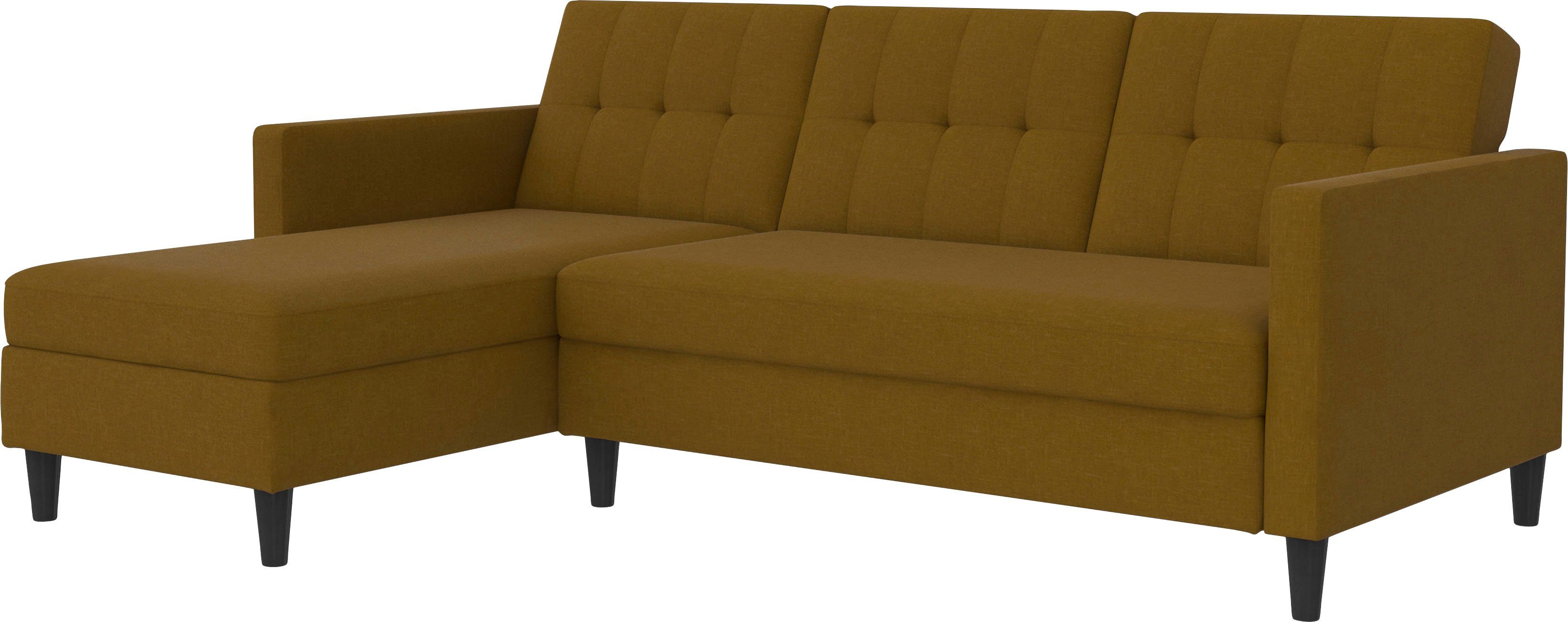 mit montierbar Recamiere Home Stauraum, Hartford, Dorel und Ecksofa Bettfunktion beidseitig