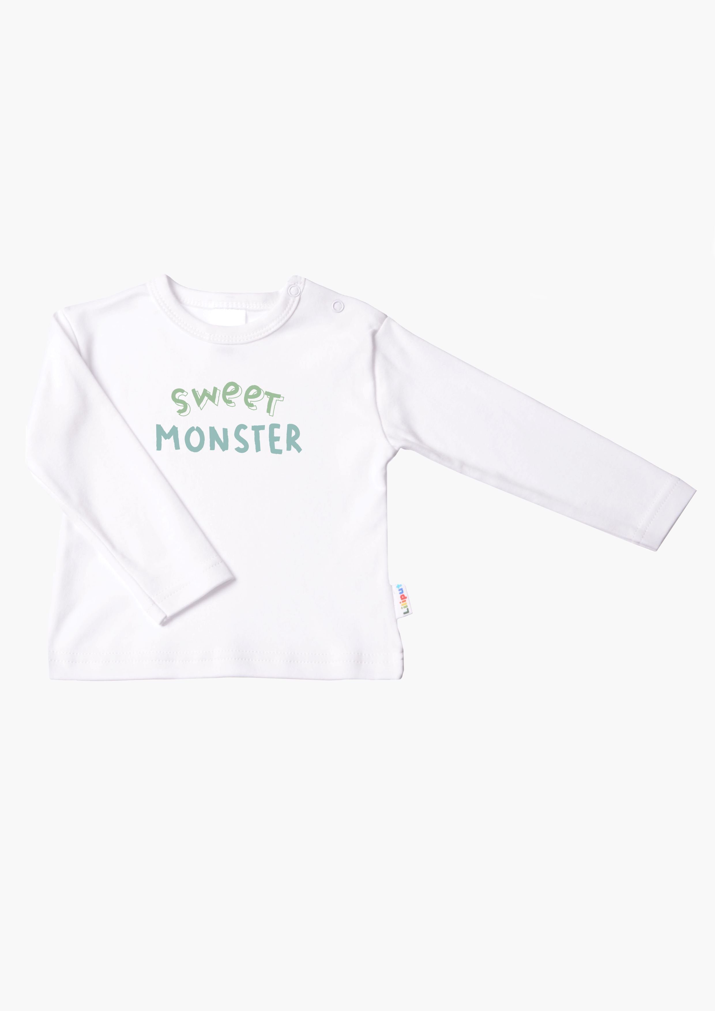 Liliput Langarmshirt Sweet Monster Druckknöpfen der mit auf Schulter