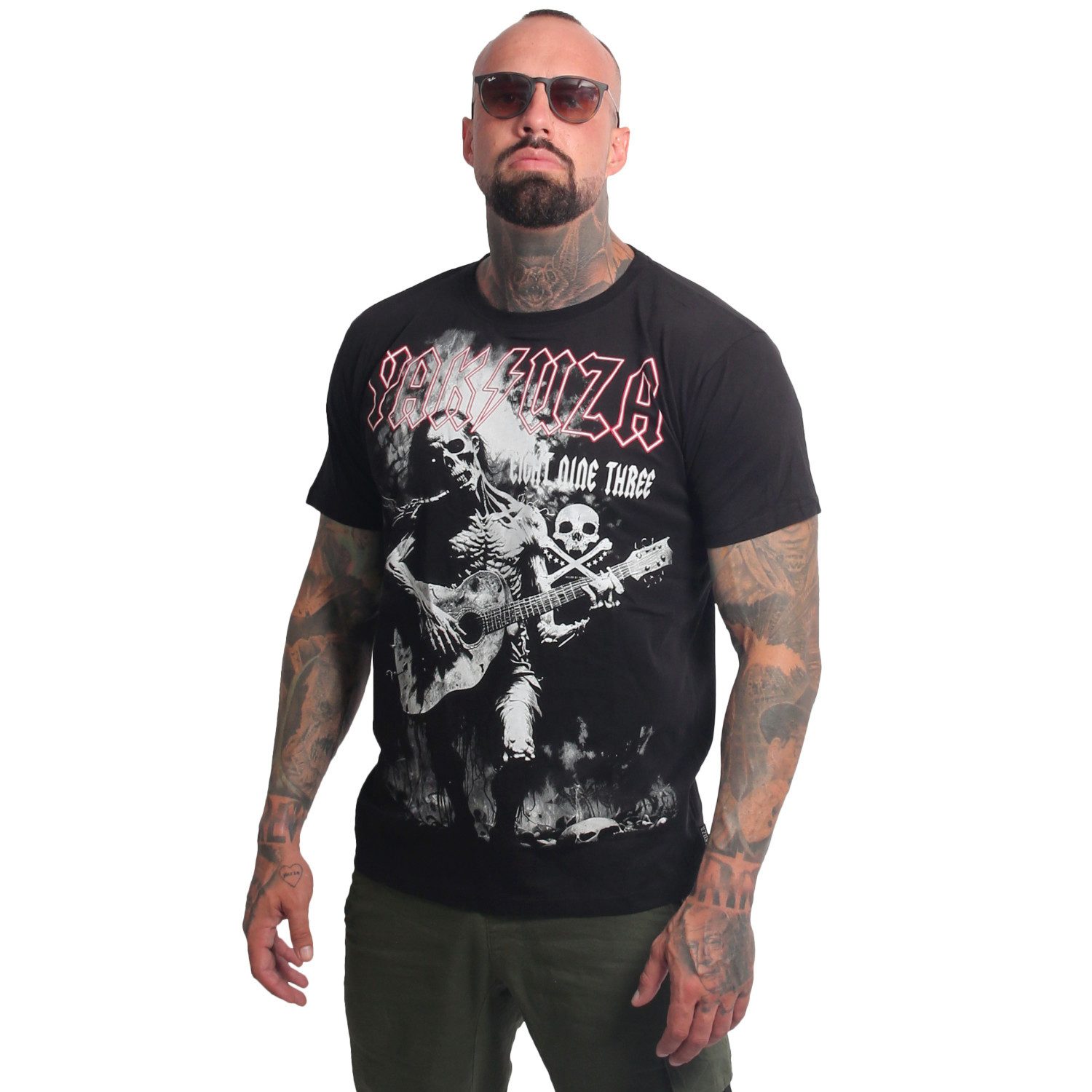 YAKUZA T-Shirt Artist in angesagter Acid Waschung