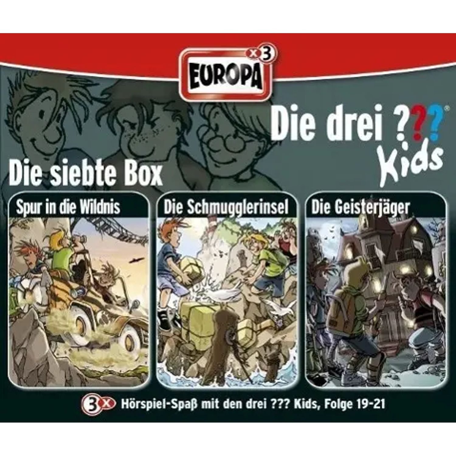 United Soft Media Hörspiel Die drei ??? Kids. 3er Box Folgen 19 - 21 (drei Fragezeichen) 3 CDs