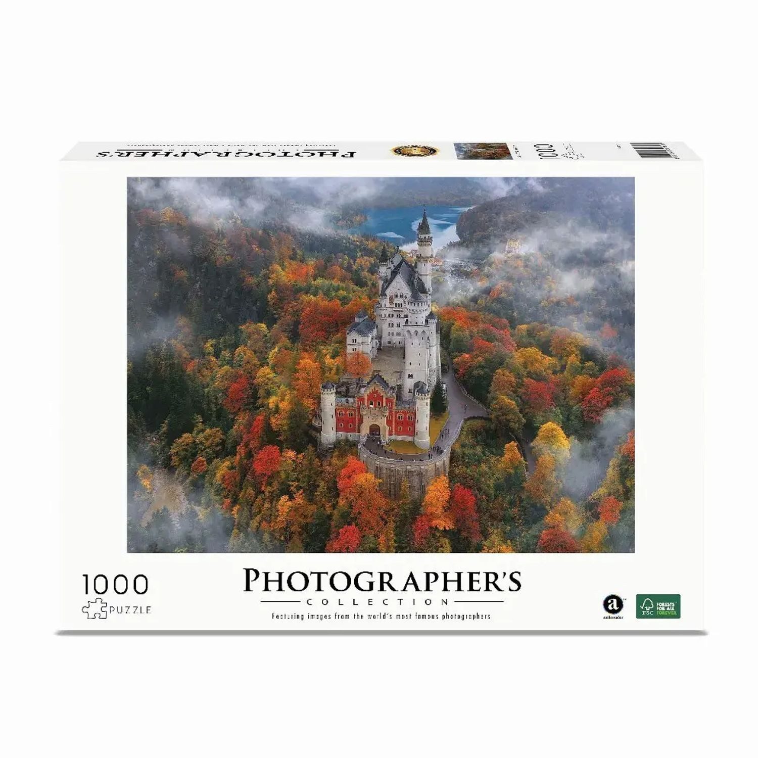 ambassador Puzzle Schloss Neuschwanstein 1000 Teile (Sebastien Nagy), 1000 Puzzleteile